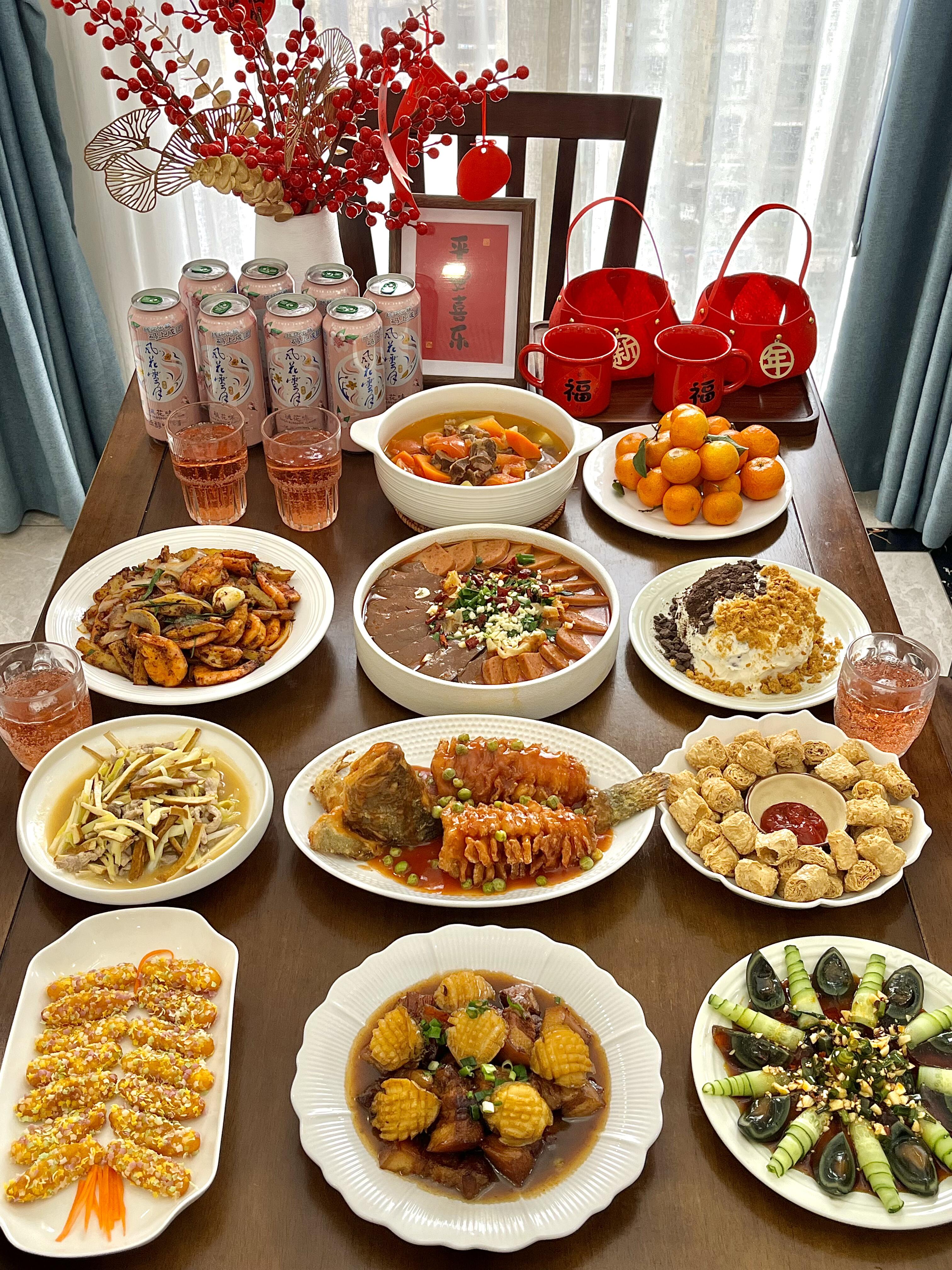团年饭菜谱,团年饭菜谱及做法