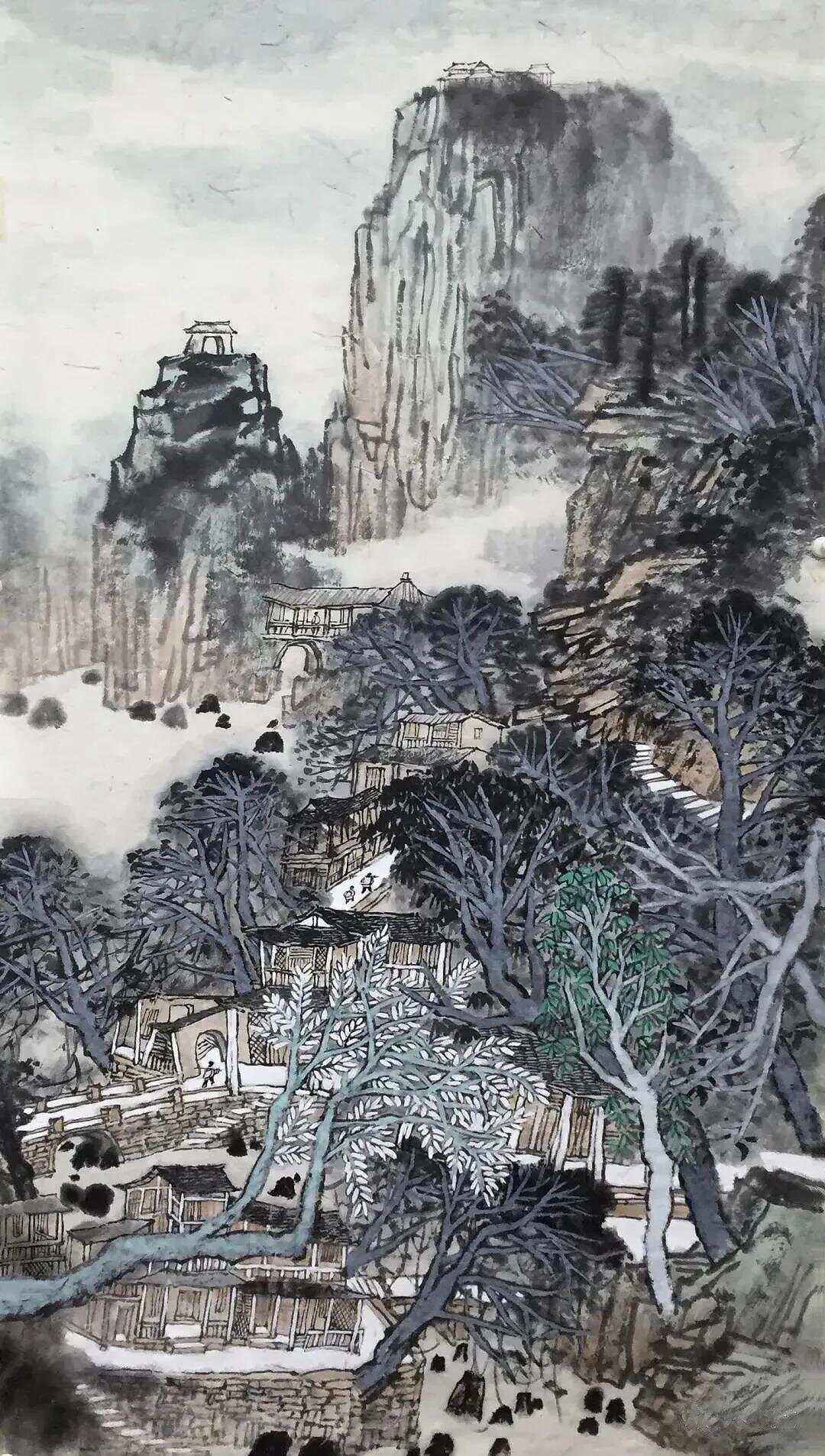 写意山水画,写意山水画视频教程