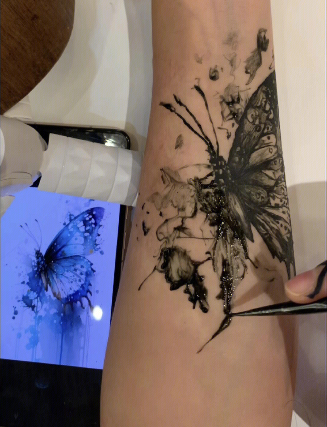 蝴蝶臂,蝴蝶臂图片
