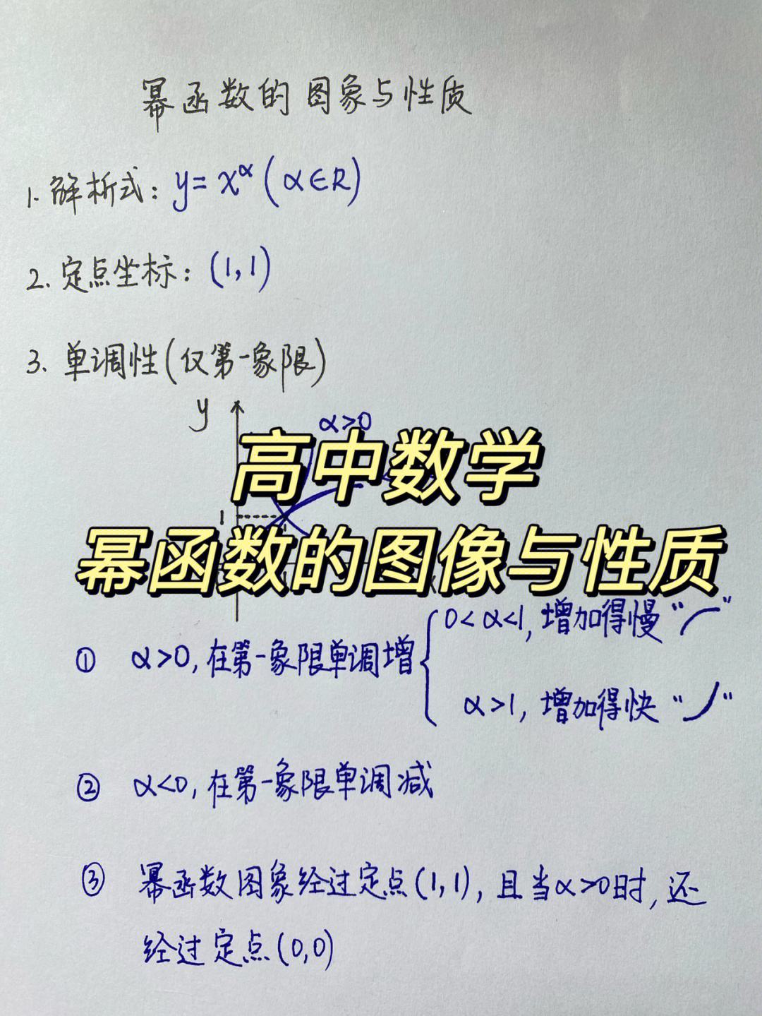 幂函数图像规律口诀,幂函数图像规律口诀上凸下凹