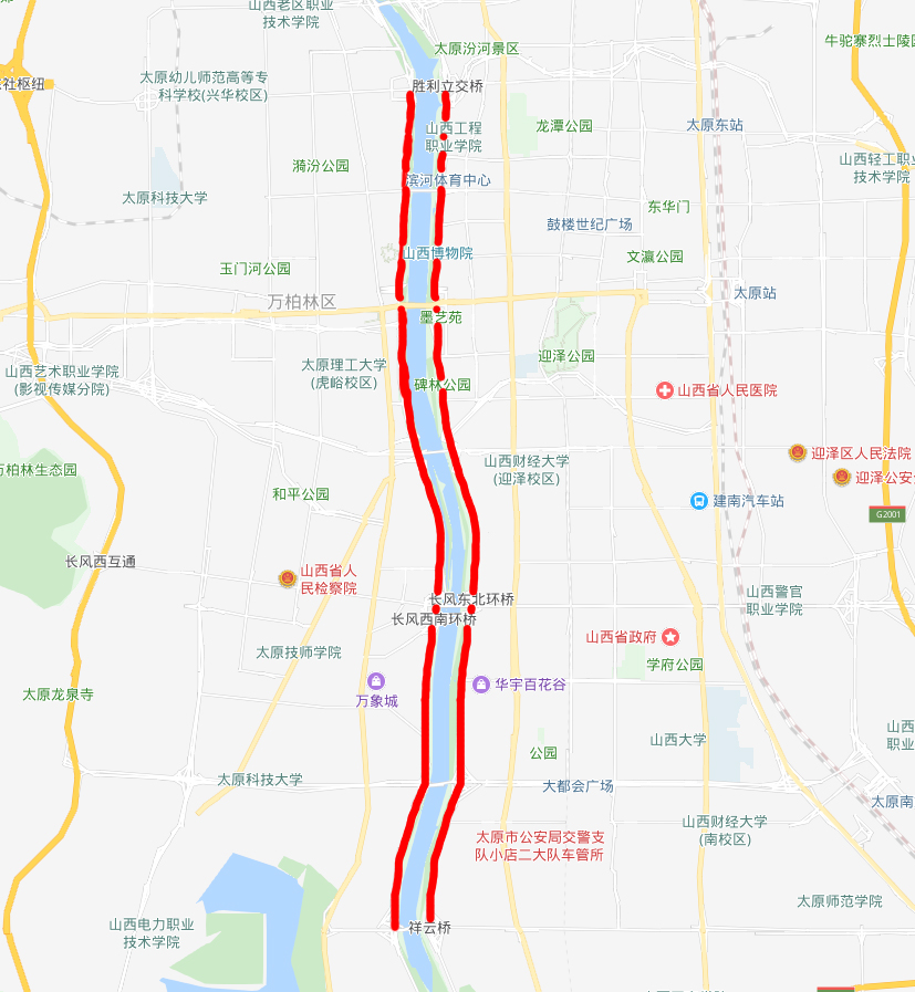 太原滨河路限行尾号,太原滨河路限行区域图