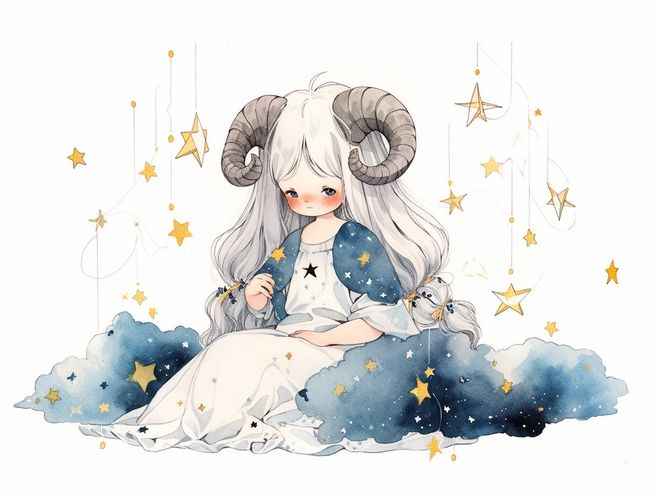 白羊座图片动漫少女,白羊座图片动漫少女 人物