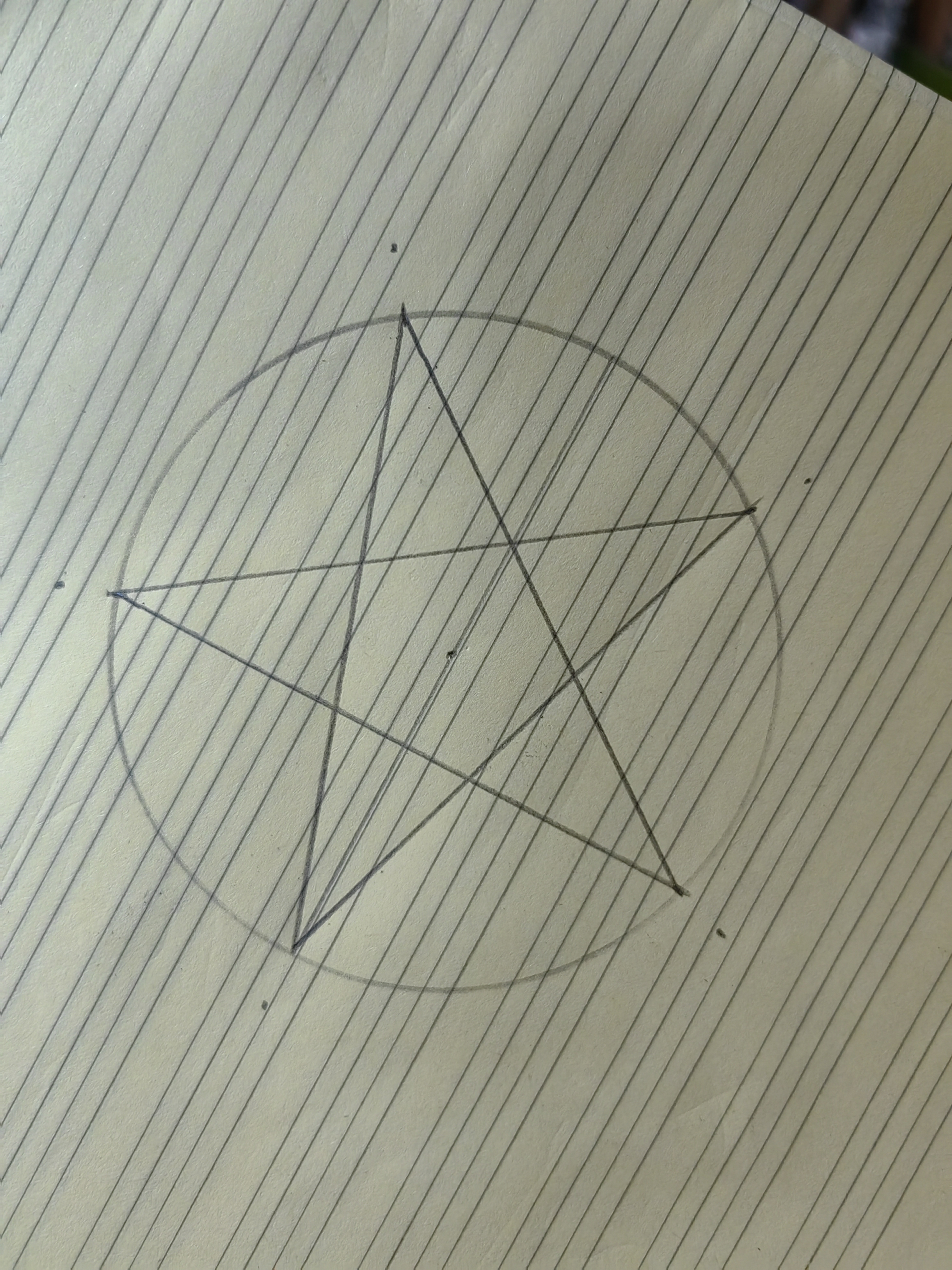 五角星的画法,五角星的画法图片