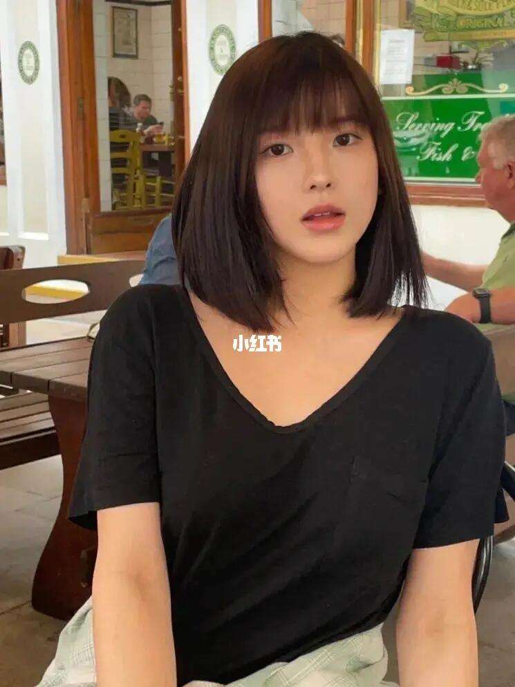 齐肩直发发型图片扎法,齐肩直发发型图片扎法女