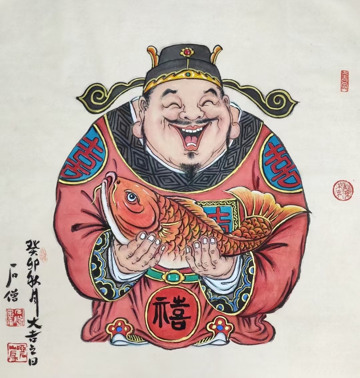福禄寿喜财图片,福禄寿喜财图片大全 吉祥图案