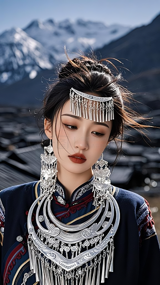 少数民族美女图片,少数民族美女照片