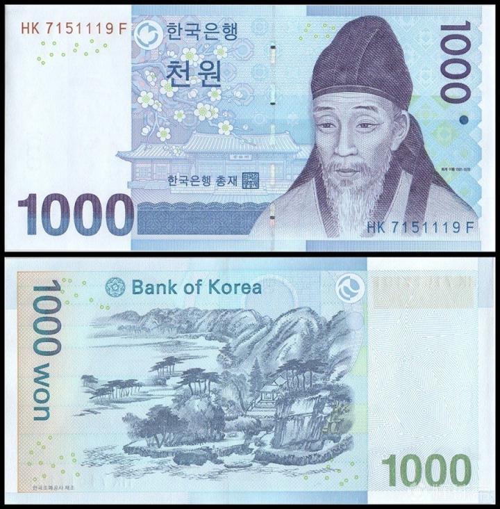 100万韩元,100万韩元权志龙