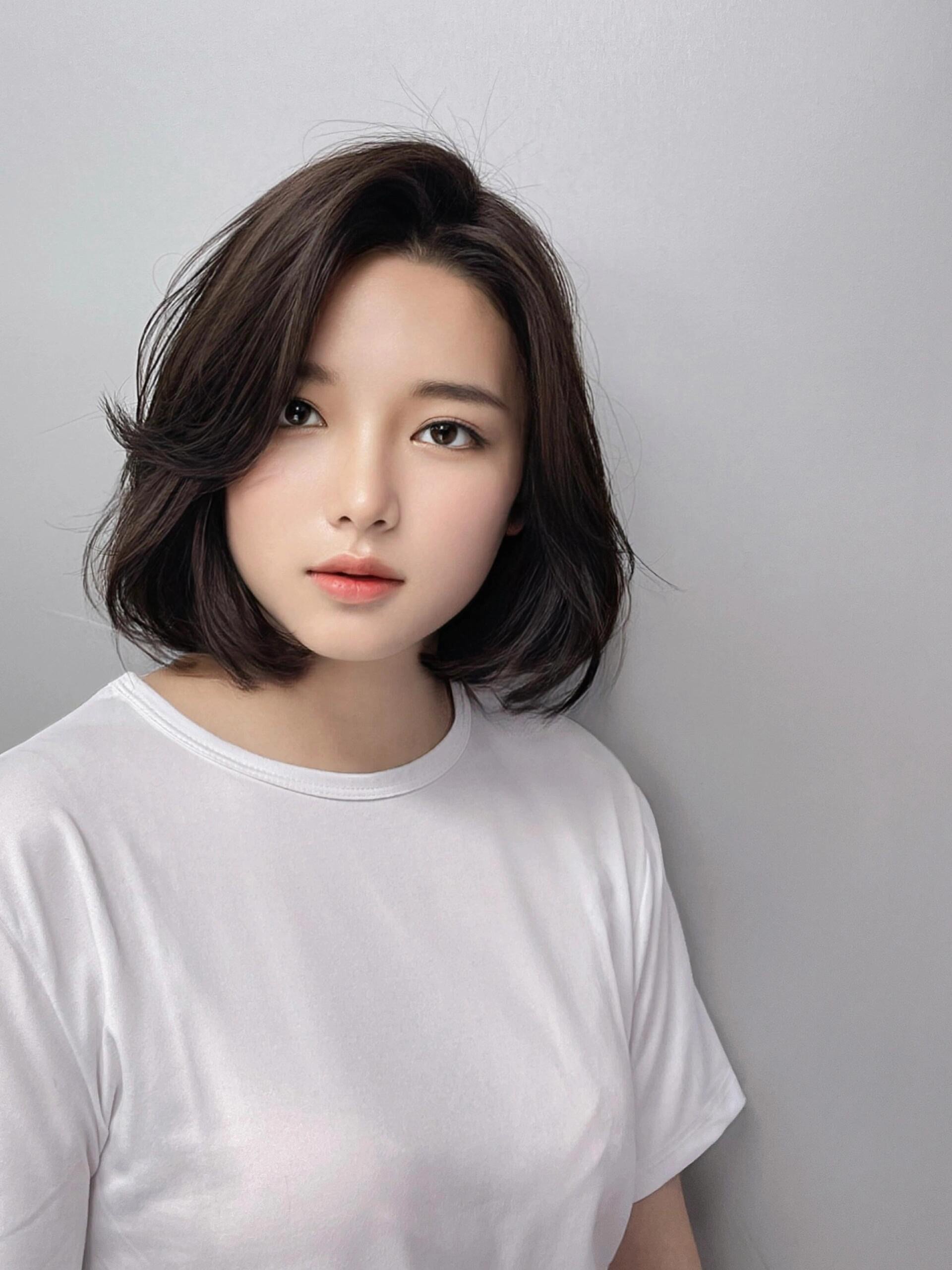 韩式发型女,女生脸型配发型大全