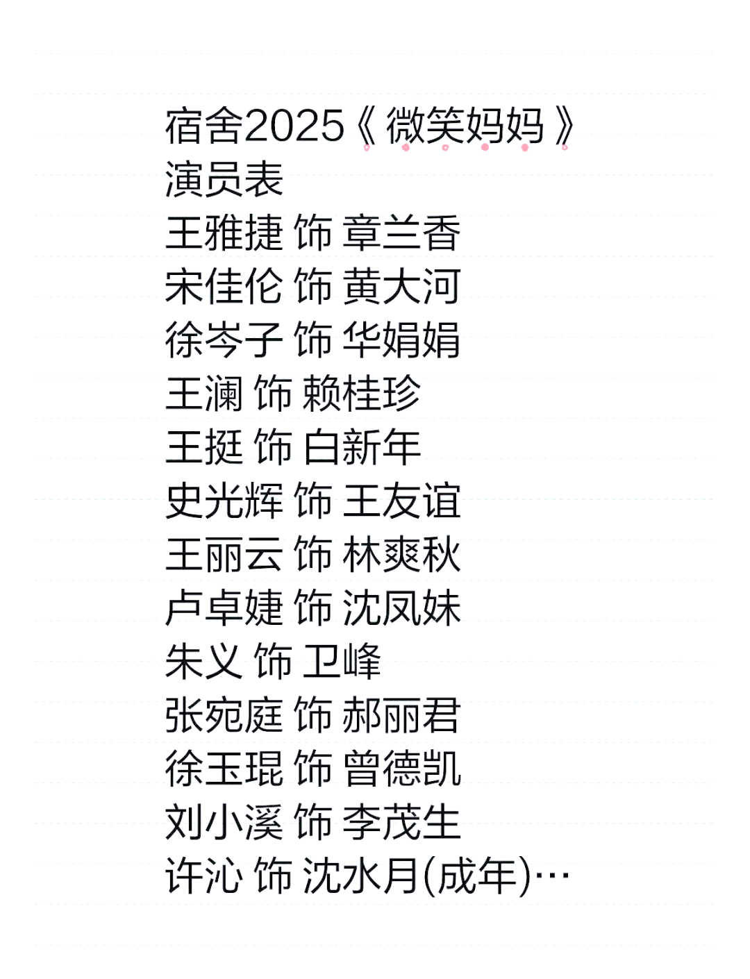 全部演员的名字和照片,所有演员的名字大全