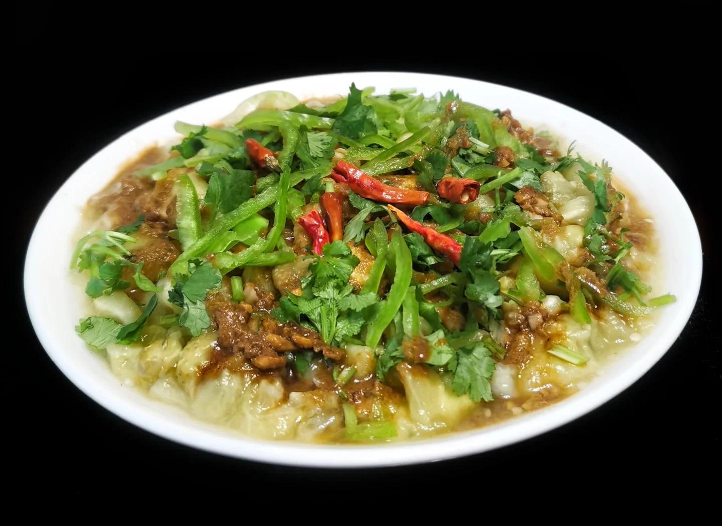 茄泥的做法,正确蒸茄泥的做法