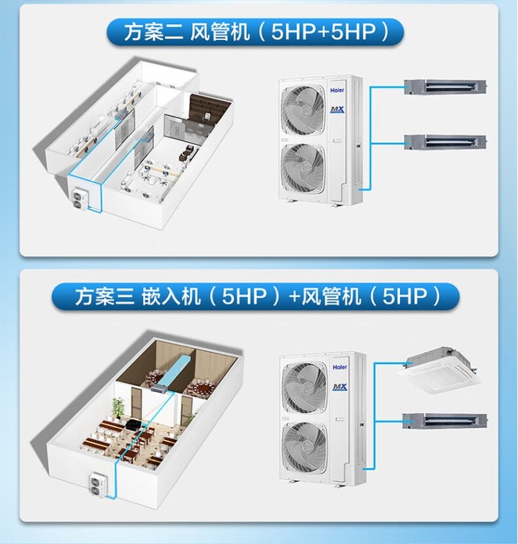 一拖二,一拖二中央空调多少钱